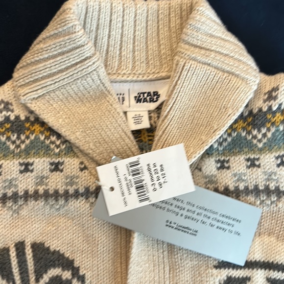 Baby Star Wars Gap Cardigan Sweater 0-3 mo NWT - Picture 2 of 3